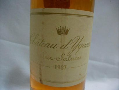 null 1 bouteille de Sauternes, Château d'Yquem, 1987 (léger dépôt)
