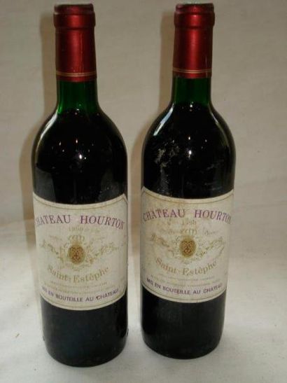 null 2 bouteilles de Saint Estèphe, Château Hourton, 1990 (es)
