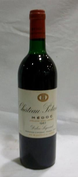 null 1 bouteille de Médoc, Château Potensac, 1987 (LB)