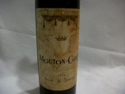 null 1 bouteille de Mouteau-Cadet, Baron de Rothschild, 1976, La Bergerie. (es)