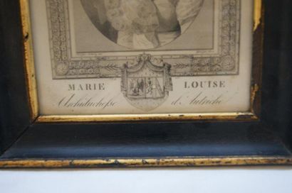 null Ecole française du XIXe siècle, d'après Isabeay, Gravure figurant Marie-Louise....