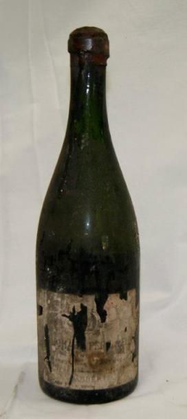 null 1 bouteille de Chambertin , Bouchard et fils, 1885. Niveau très bas (mi bouteille)...