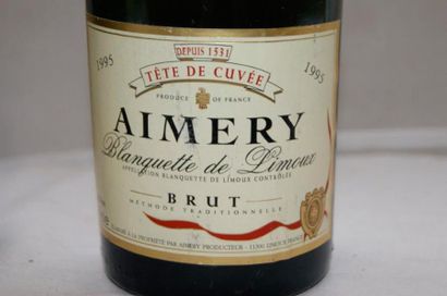 null Lot de 3 bouteilles de vin mousseux : 2 de Blanquette du Limoux Aimery, 1 de...