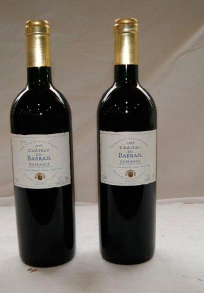 null 2 bouteilles de Château du Barrail, 1998.