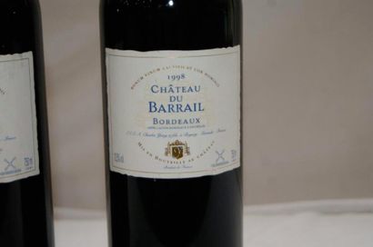 null 2 bouteilles de Château du Barrail, 1998.