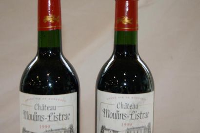 null 2 bouteilles de Puisseguin Saint Emilion, Château Moulins-Listrac, 1999 (es...