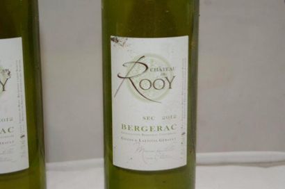 null 4 bouteilles de Bergerac, Sec, Château du Rooy, 2012.