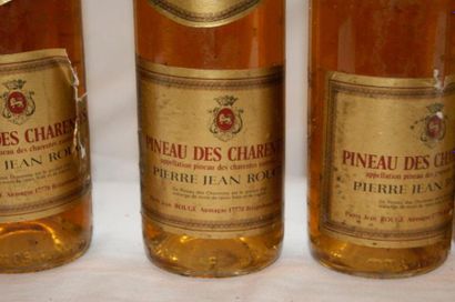 null 6 bouteilles de Pineau des Charentes, Pierre Jean Rouge (es, B)