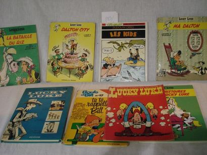 null Lot de bandes dessinnées dont Lucky Luke, Boule et Bill, Les Kids.
