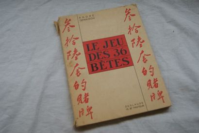 null André de Maison "Le jeu des 36 bêtes" 1935