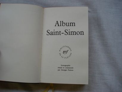 null SAINT SIMON "Album" La Pléiade, 1969.