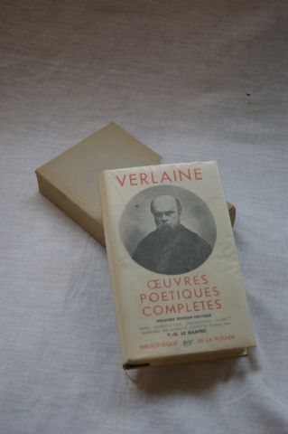 null VERLAINE "Oeuvres poétiques complètes", La Pléiade, 1940. (première édition...