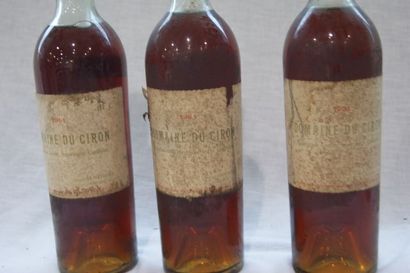 null 3 bouteilles de Graves, domaine du Ciron, 1951 (LB et B, 1 ea)