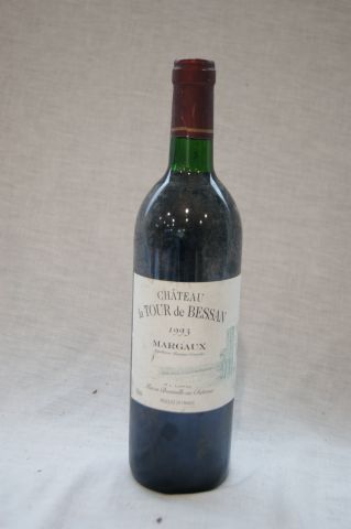 null 1 bouteille de Margaux, Château La Tour de Bessan, 1993.