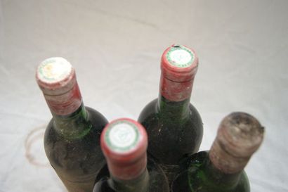 null 4 bouteilles de Saint Emilion, Baronnat, 1970 (esa, LB et B, capsules abîmé...