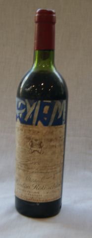 null 1 bouteille de Château Mouton Rothschild, 1976 (es, B)