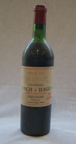 null 1 bouteille de Pauillac, Château Lynch Bages, 1970 (els, B)