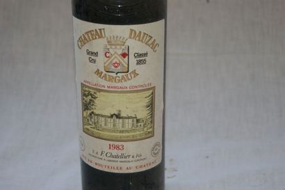 null 1 bouteille de Margaux, Château Dauzac, 1983.