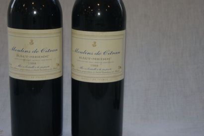 null 2 bouteilles de Haut Médoc, Moulins de Citran, 1988