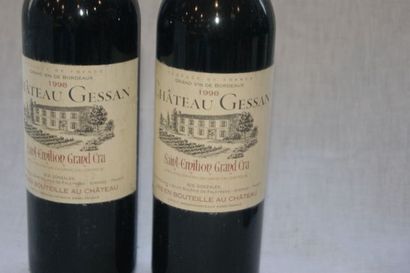 null 2 bouteilles de Saint Emilion Grand Cru, Château Gessan, 1998