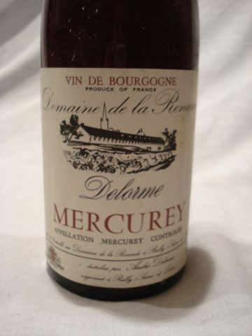 null 2 bouteilles de Mercurey, domaine de la Renarde, 1979. (LB)