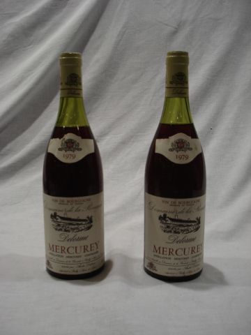 null 2 bouteilles de Mercurey, domaine de la Renarde, 1979. (LB)