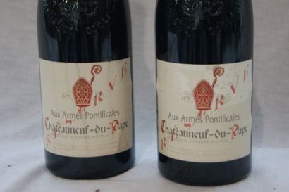 null 2 bouteilles de Chateauneuf-du-Pape, Aux armes pontifcales, 2016.