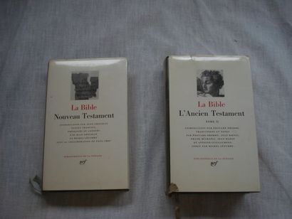 null Bibliothèque de La Pléiade "La Bible" : Ancien testament, tome 2, 1959 / Nouveau...