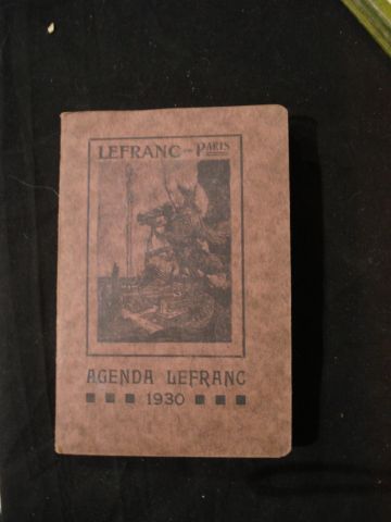 null "Agenda Lefranc", 1930.