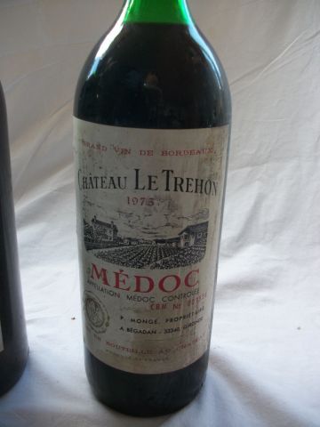 null 3 Magnums (1.5l) Château le Trehon, Médoc 1975 (LB, esla)