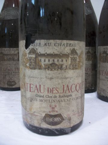 null 8 bouteilles de Moulin à Vent, Château des Jacques, 1972 (esa, LB et B)
