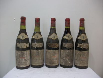 null 5 bouteilles de Hermitage, Delas (1971), (esa, B et LB)