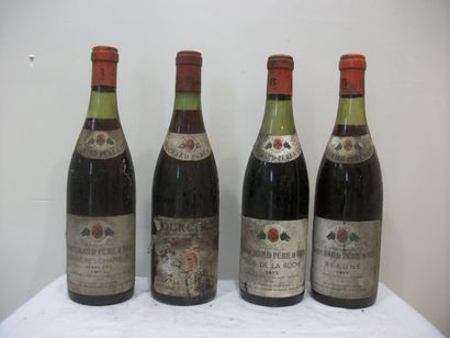 null Lot de 4 bouteilles de Bourgogne, Bouchard Père et Fils : Latricieres-Chambertin...