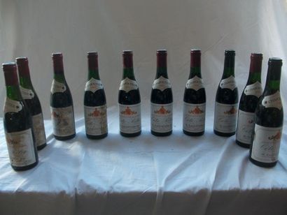 null 10 ½ bouteilles Cote Rôtie cuvée Marie Robert & Sophie , Chapoutier 1981 (2...