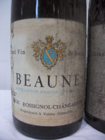 null 2 bouteilles de Beaune, Regis Rossignol-Changarnier (1976), (esa, B et LB)