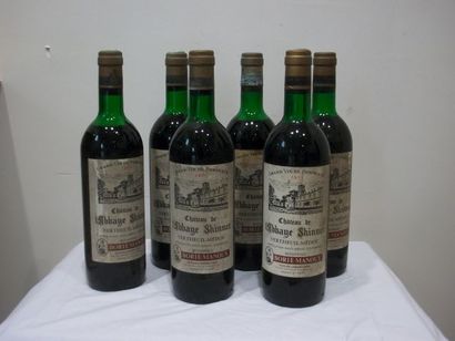 null 6 bouteilles de Château de l'Abbaye Skinner, Borie-Manoux (1971), (es, B)