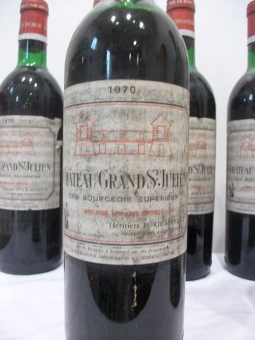 null 6 bouteilles de Château Grand Saint Julien (1970), (esa, B)
