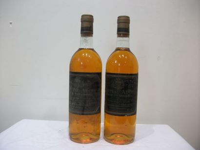 null 2 bouteilles de Sauternes, Château Augey (1972), (els, LB)