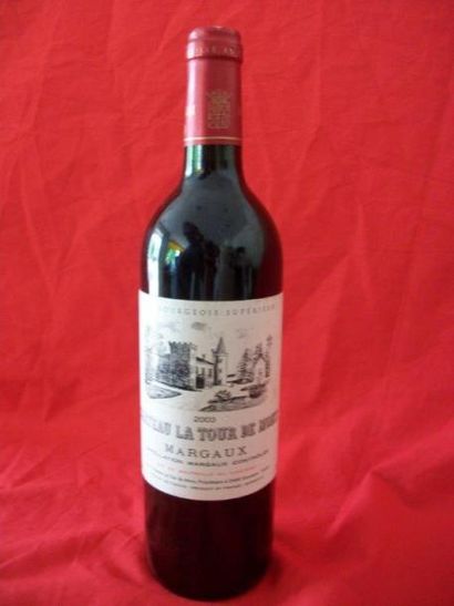 null 1 bouteille de Margaux, Château La Tour Mons, 2003.