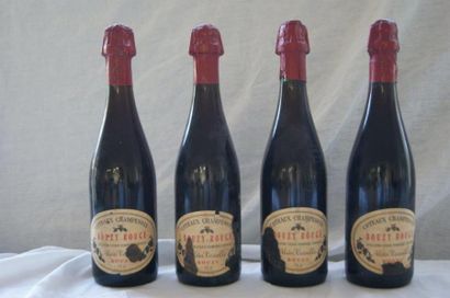 null 4 bouteilles de Côteaux champenois, Bouzy Rouge.