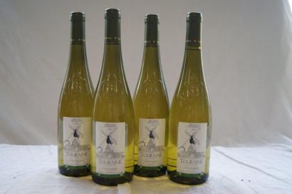 null 4 bouteilles de Touraine Sauvignon, Moulin des Aigremonts, 2013.