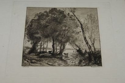 null Lot de gravures, lithographies, dessins, figurant des personnages, des reproductions...