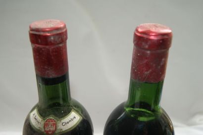 null Lot de deux bouteilles de bordeaux : Chateau de La Roche Fleurie ( esa ,nb)...