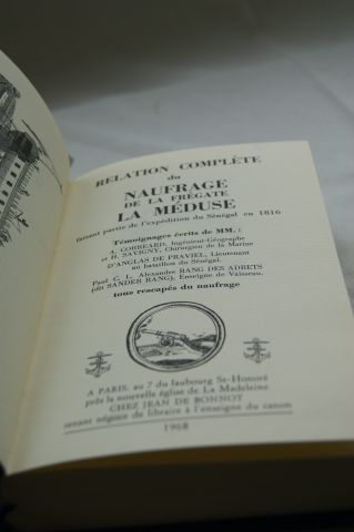 null Jean de BONNOT, "La Relation complète du Naufrage de la frégate La Méduse",...