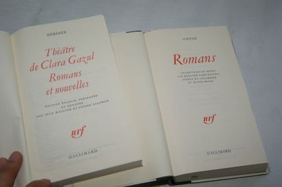 null Bibliothèque de La Pléiade, Lot de 2 volumes : Mérimée "Théâtre, Romans, Nouvelles"...