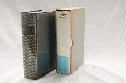 null Encyclopédie de La Pléiade, Lot de 2 volumes : "Biologie" (1965) - "Géographie...