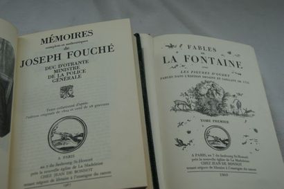 null Jean de BONNOT, lot de 2 livres : La Fontaine, Fables, tomes 1 - Mémoires de...