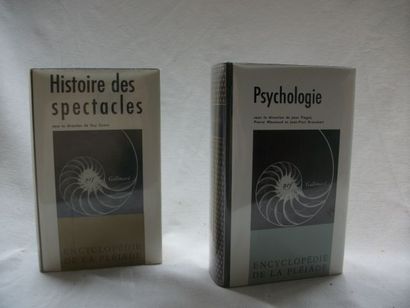 null Encyclopédie de La Pléiade, Lot de 2 volumes : Psychologie (1987) et "Histoire...