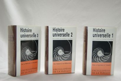 null Encyclopédie de La Pléiade, "Histoire universelle" Tome 1 (1987), tome 2 (1986),...
