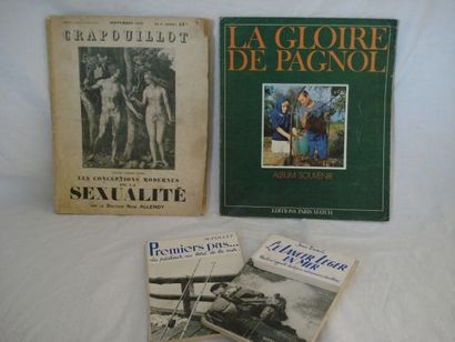 null Lot de livres, comprenant 2 fascicules sur la pêche en mer, Album "La Gloire...